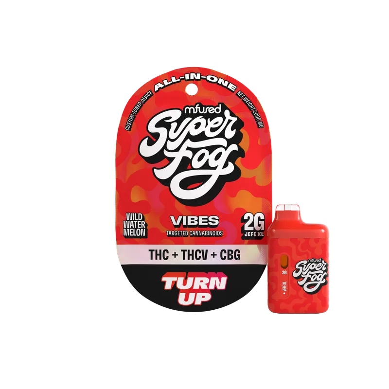 Mfused Super Fog 2g Vibes Jefe XL AIO Liquid Diamonds - Turn Up Wild Watermelon