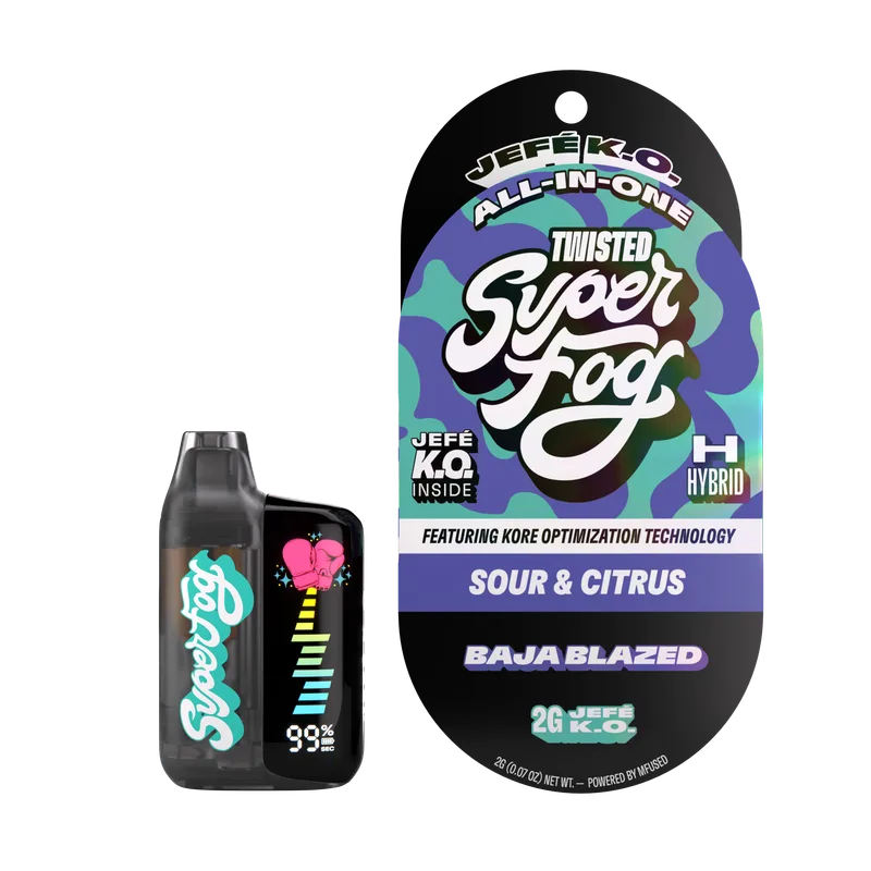 Mfused Super Fog - Twisted Jefe K.O - AIO Liquid Diamonds - Baja Blazed (H) (2.0g)