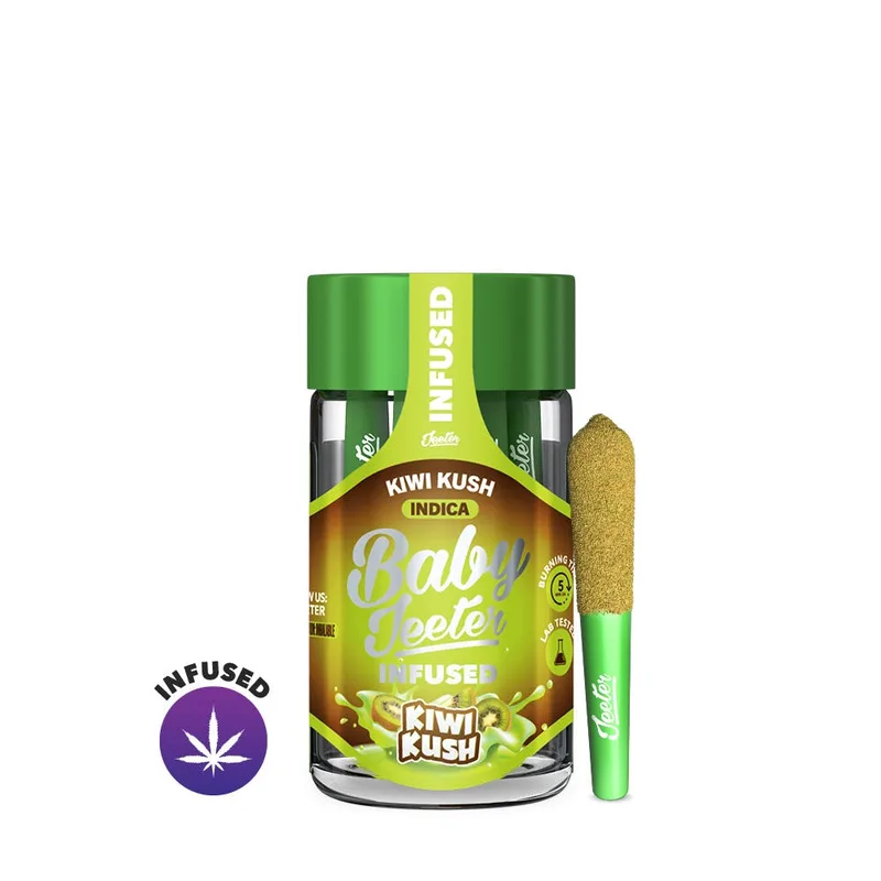 Kiwi Kush Baby Jeeter Infused Pre-Roll 5-pack | 2.5g