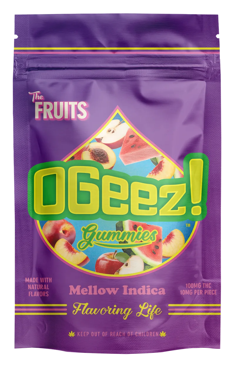OGeez! - The Fruits Gummies - Mellow Indica (I) (100mg)