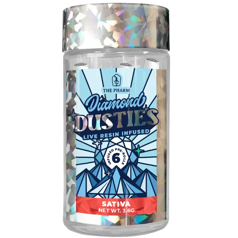 Dusties - Diamond Infused Prerolls 6pk - Ruby (S) (3.6g)