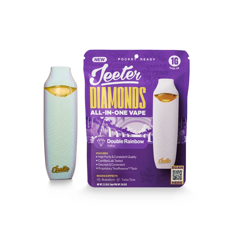 Jeeter AIO Liquid Diamonds 1g - Double Rainbow