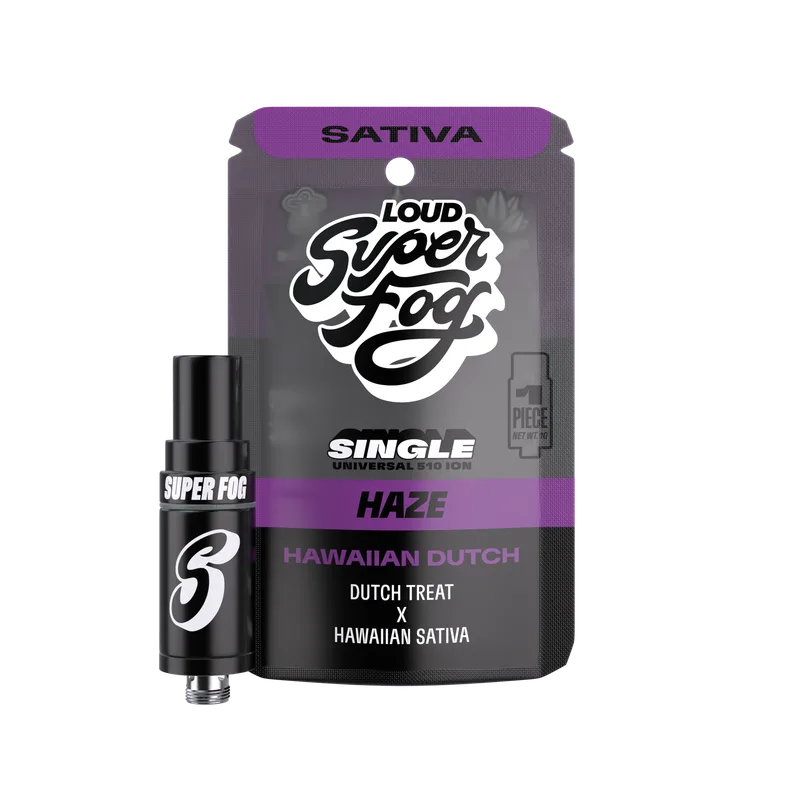 Mfused Super Fog 1g Loud ION Cartridge Live Resin HTE - Hawaiian Dutch