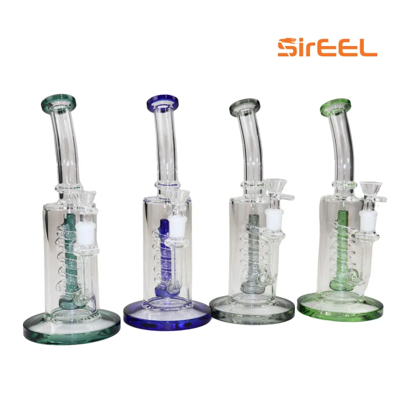 8" Beaker Bong w Flower Bowl