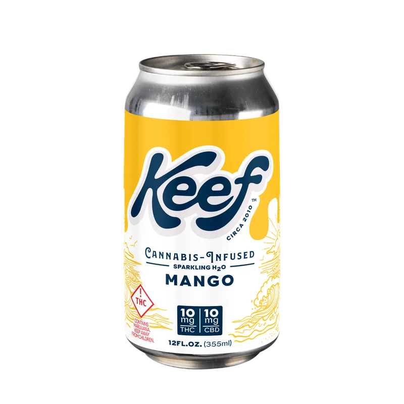 Keef - Sparkling H2O - Mango (H) (10mg THC/CBD)