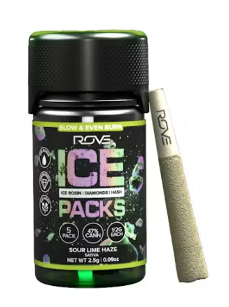 Rove - Ice Packs - Infused Prerolls 5pk - Strawberry Cough (S) (2.5g)