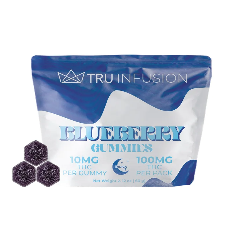 TRU Infusion Gummies 100mg - Blueberry