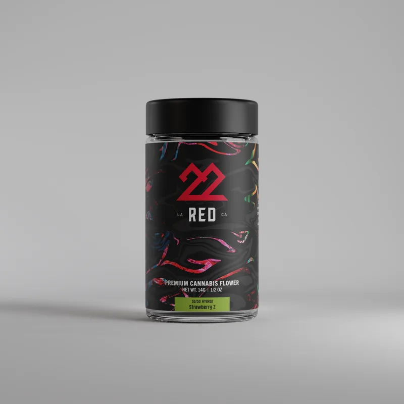 Strawberry Z Flower Jar