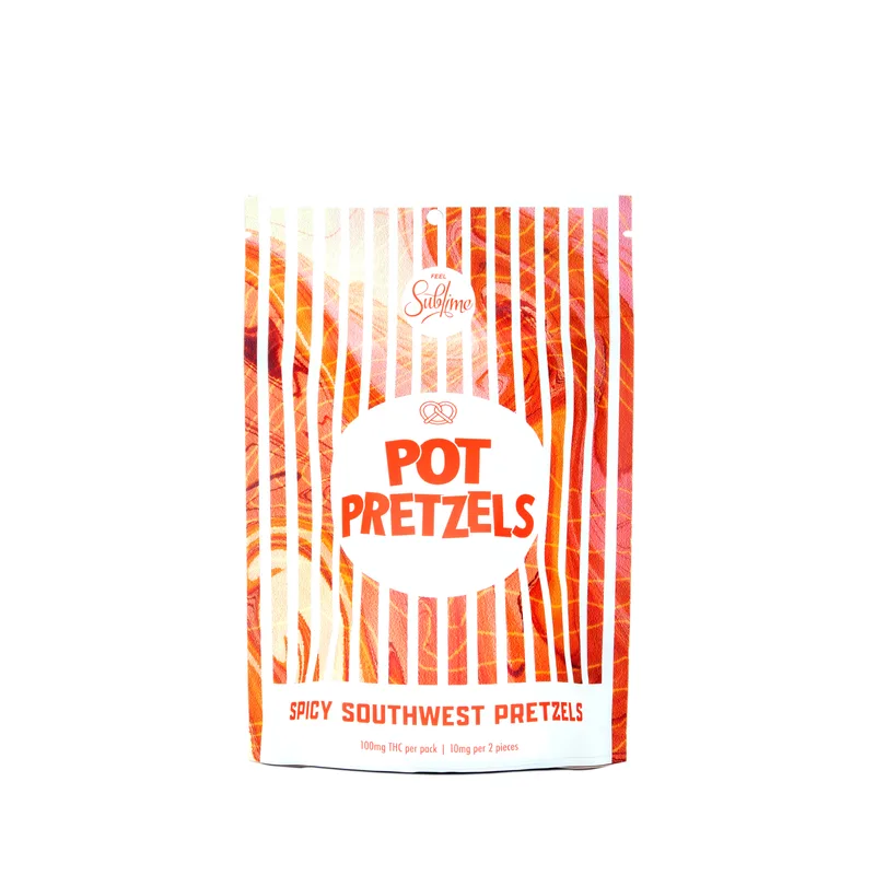 Sublime 100mg Pretzels - Spicy Southwest