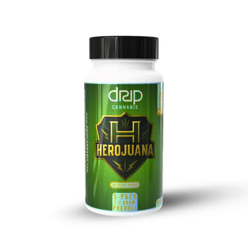 Drip 2.5g Prerolls 5pk - Herojuana