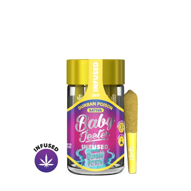 Durban Poison Baby Jeeter Infused Pre-Roll 5-pack | 2.5g