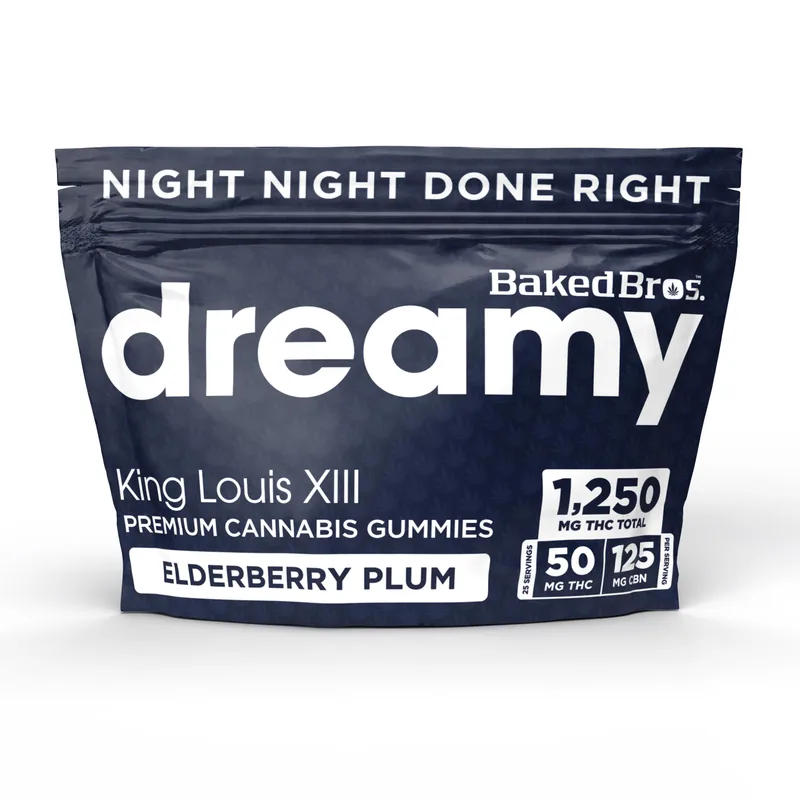Baked Bros - Gummies 2:5 - Dreamy Elderberry Plum (H) (1250mg THC/3125mg CBN)