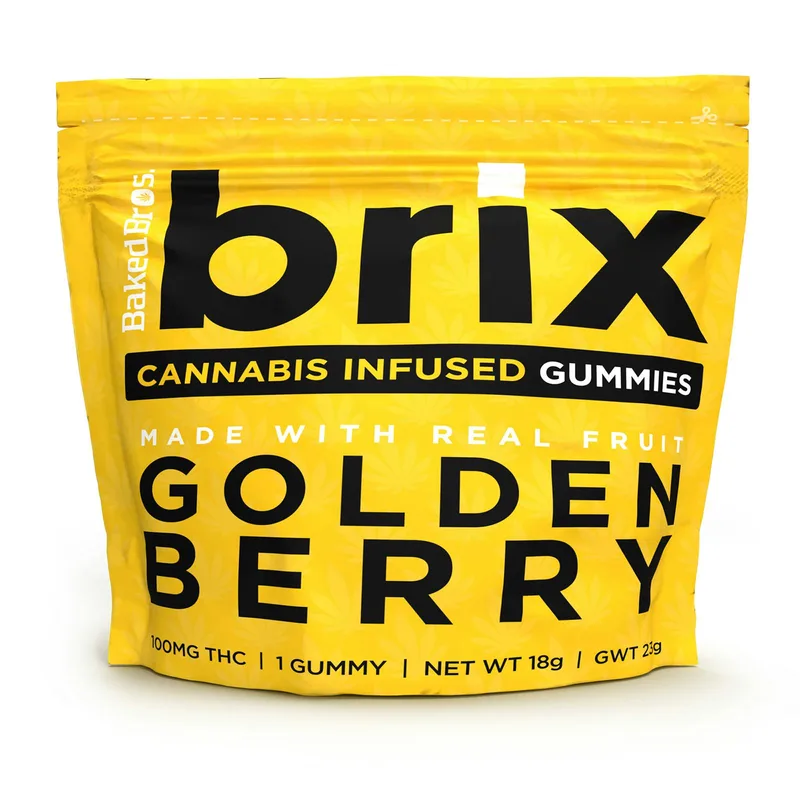 brix 100mg 1pk - Golden Berry