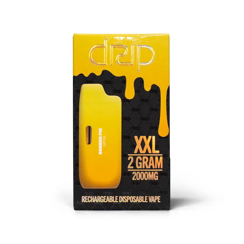 DRIP Cannabis 2g Distillate Disposable - Banana Pie