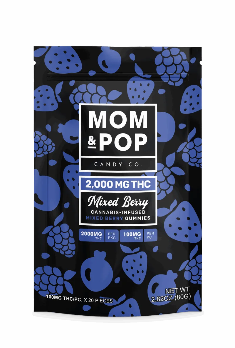 Mom & Pop - Gummies - Mixed Berry (H) (2000mg)