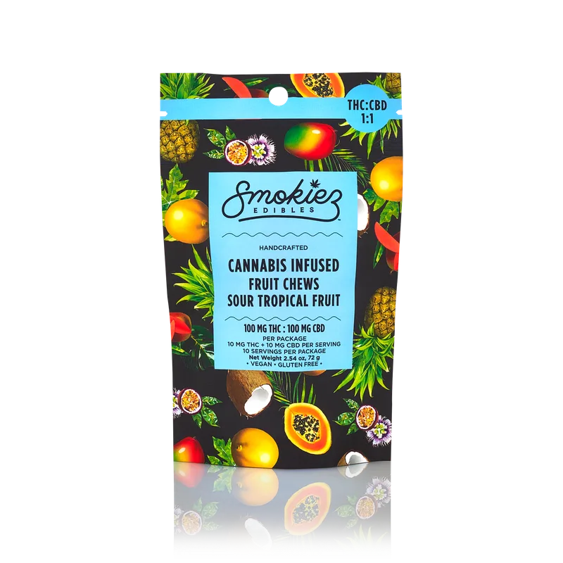 Tropical 1:1 THC:CBD Sour Gummies