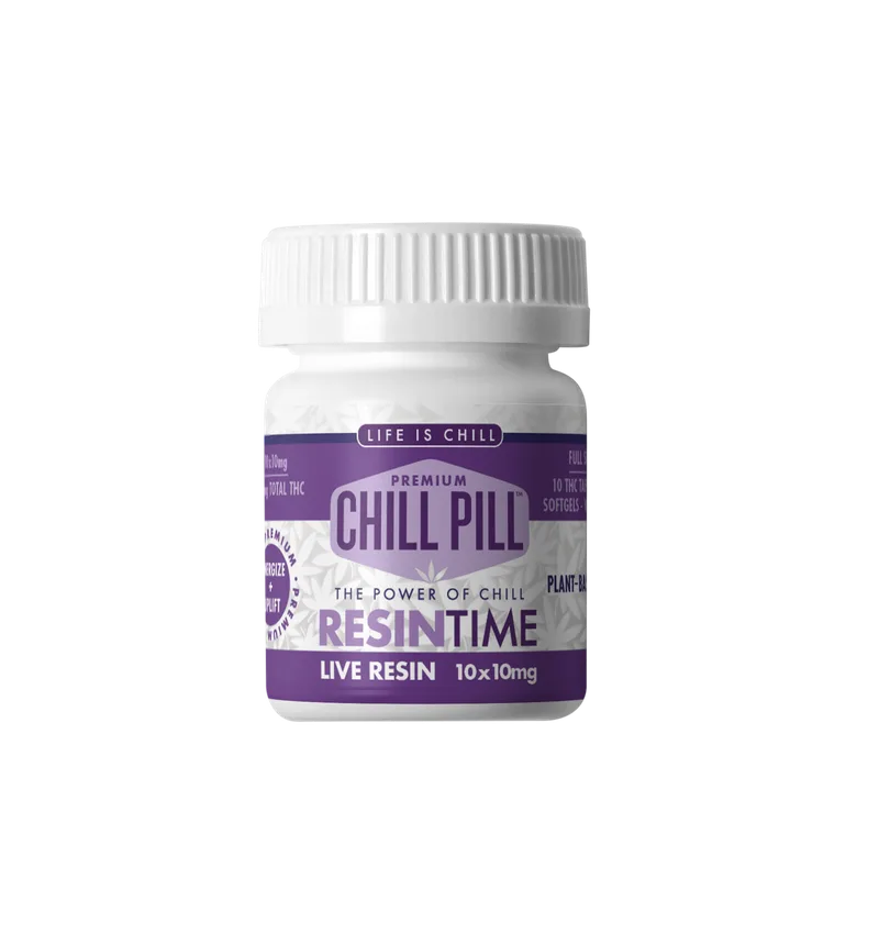 Life is Chill - Chill Pill Capsules 10pk - Live Resin - ResinTime (H) (100mg)