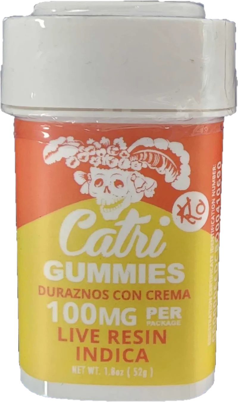 Catri Gummies Live Resin 100mg - Peaches and Cream
