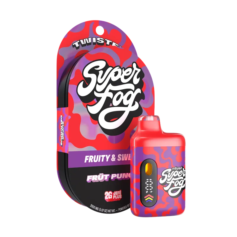 Mfused Super Fog 2g Twisted Jefe XL Plus AIO Liquid Diamonds - Frut Punch