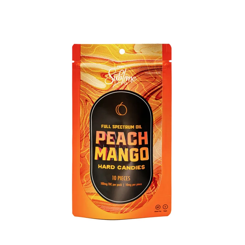 Sublime - RSO Hard Candy - Peach Mango (H) (100mg)