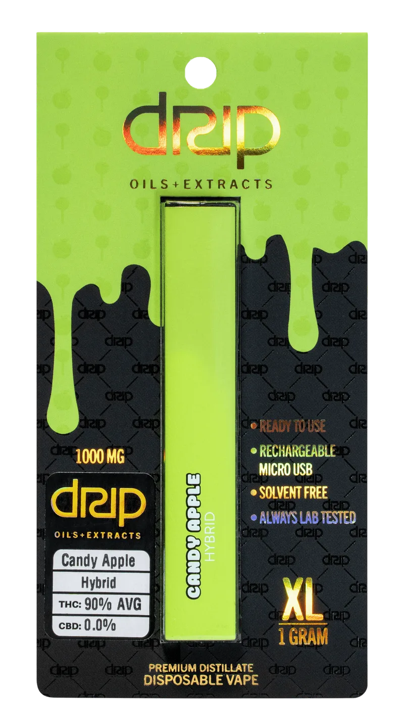 Drip 1g Disposable Distillate - Sour Apple