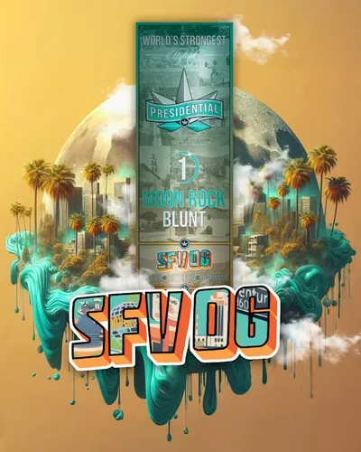 SFV OG Live Resin Infused Moon Rock Blunt