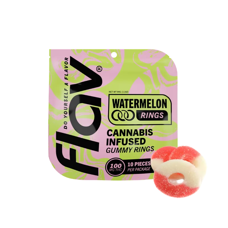 Flav - Gummies Rings - Watermelon (H) (100mg)