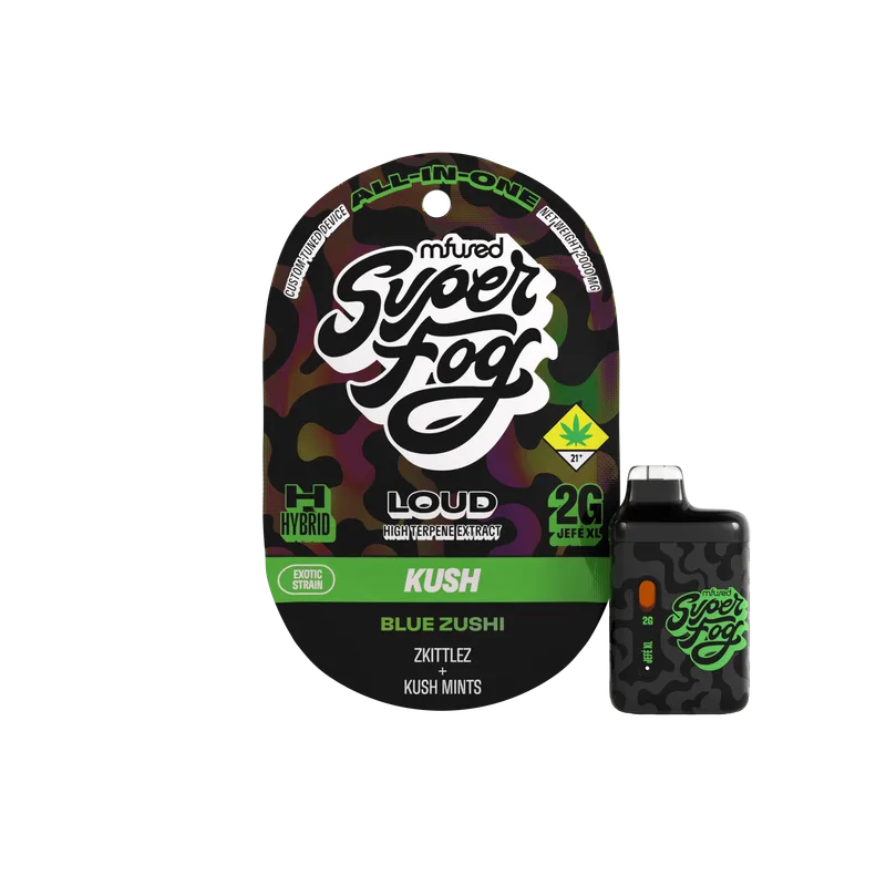 Mfused Super Fog - Loud Jefe XL Plus - AIO Live Resin HTE - Blue Zushi (H) (2.0g)