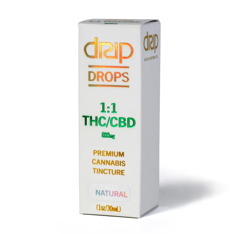 Drip - Drops 1:1 - Natural (H) (300mg THC/CBD)