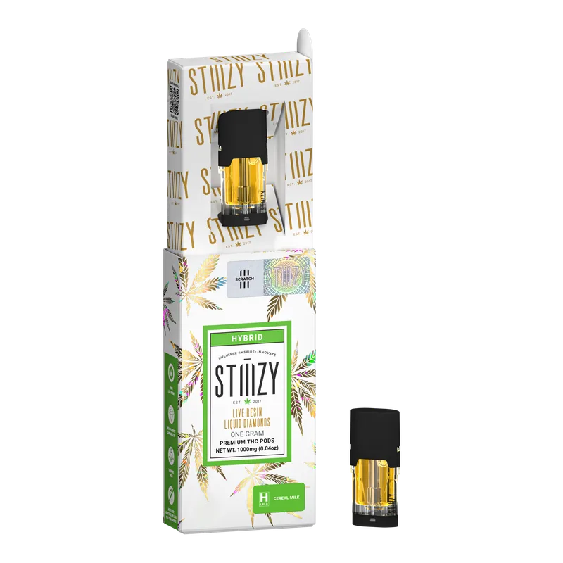 Stiiizy - Pod Liquid Diamonds - Cereal Milk (H) (1.0g)