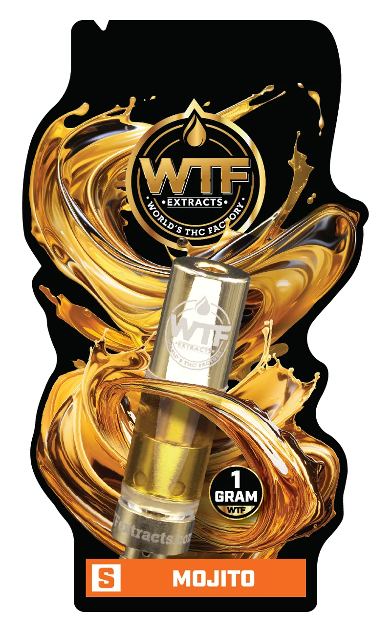 WTF Extracts 1g Distillate Cartridge - Mojito