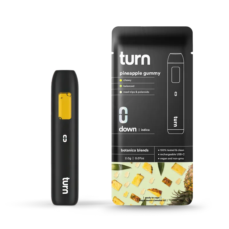 Turn TURN DOWN All-In-One Disposable 2g - White Pineapple