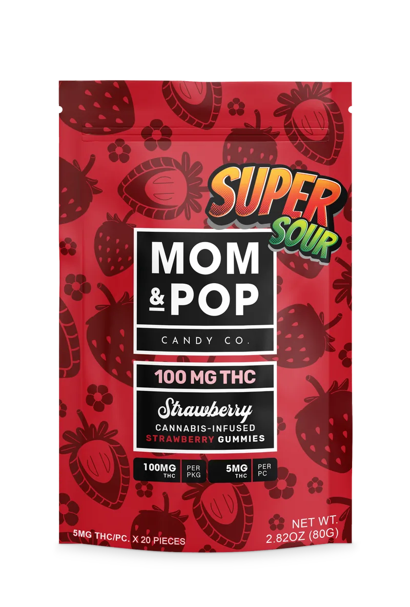 Mom & Pop Candy Co. 100mg - Strawberry