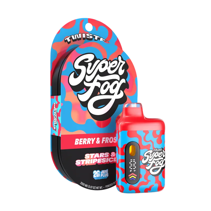 Super Fog TWISTED Jefe Melted Diamonds Liberty Edition 2g - Stars and Stripesicles