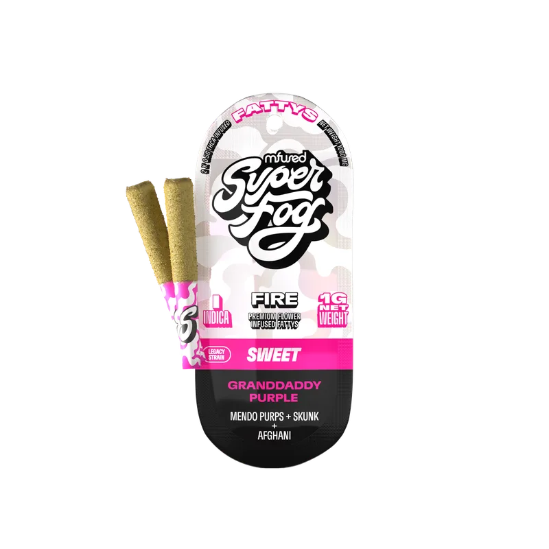Mfused 1g Infused Pre-Roll 2pk - Granddaddy Purple