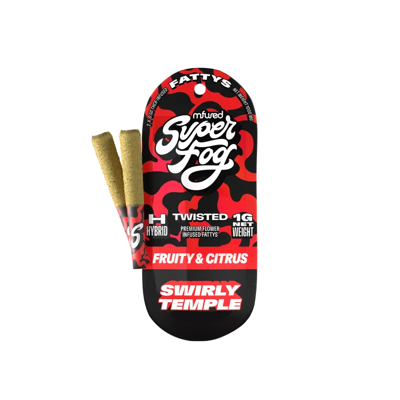 Mfused 1g Infused Pre-Roll 2pk - Swirly Temple
