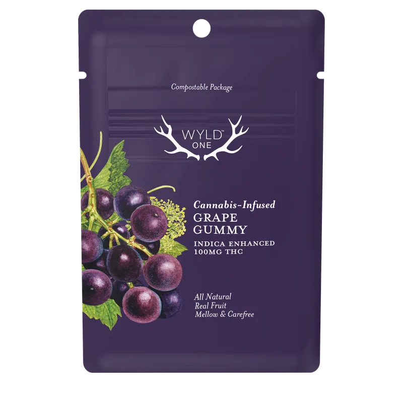 WYLD One Gummies 100mg - Grape (I)