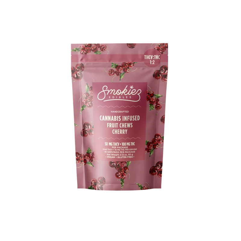 Smokiez Edibles Gummies Sweet 1:2 (50mg THCV/100mg THC) - Cherry