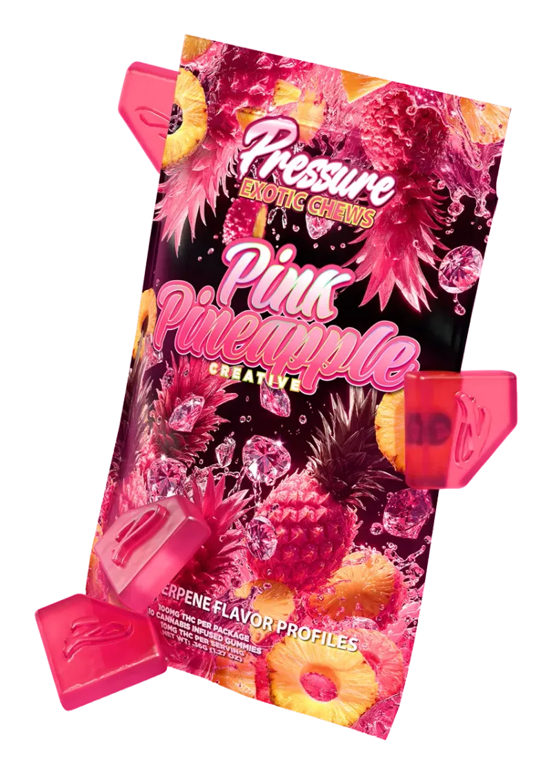 Pressure - Gummies - Pink Pineapple (H) (100mg)
