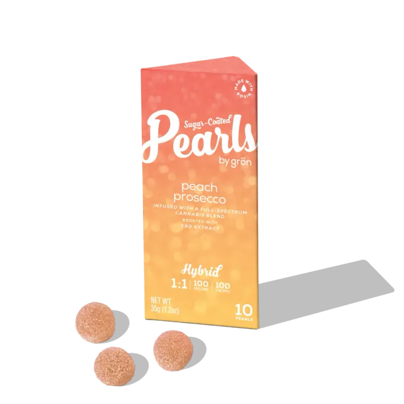 Peach Prosecco 1:1 CBD:THC Pearls