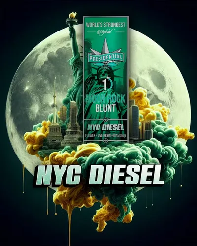 NYC Diesel Live Resin Infused Moon Rock Blunt