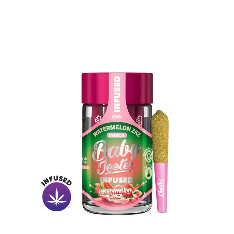 Jeeter 2.5g Infused Pre-Roll 5pk - Watermelon ZKZ