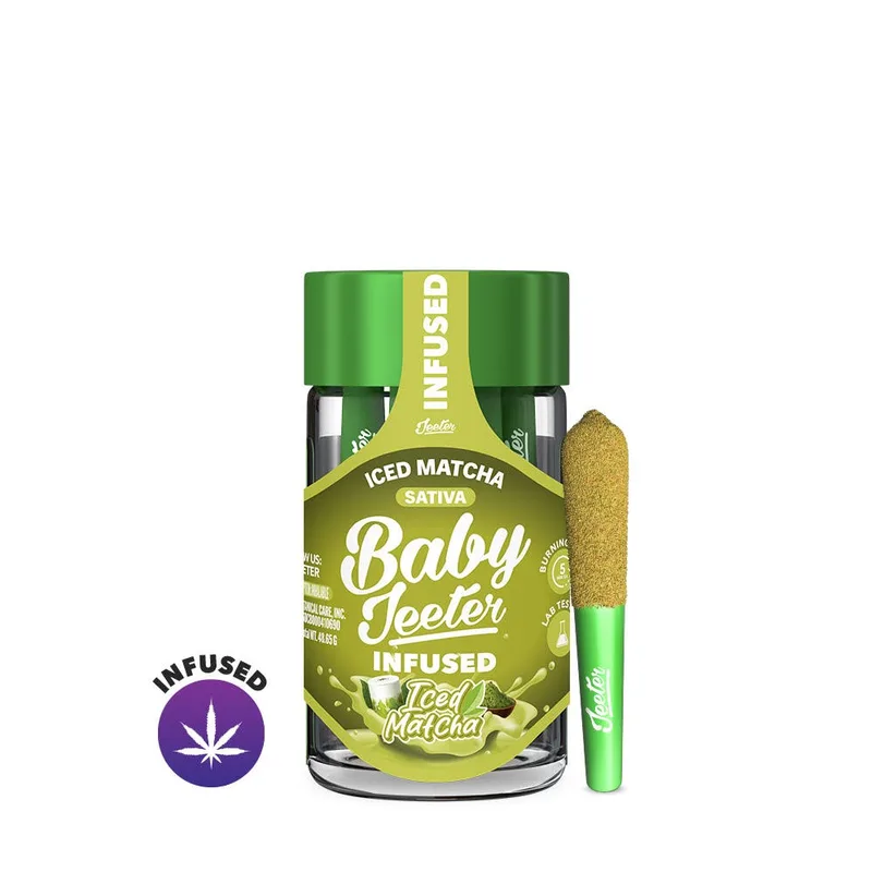 Iced Matcha Baby Jeeter Infused Pre-Roll 5-pack | 2.5g