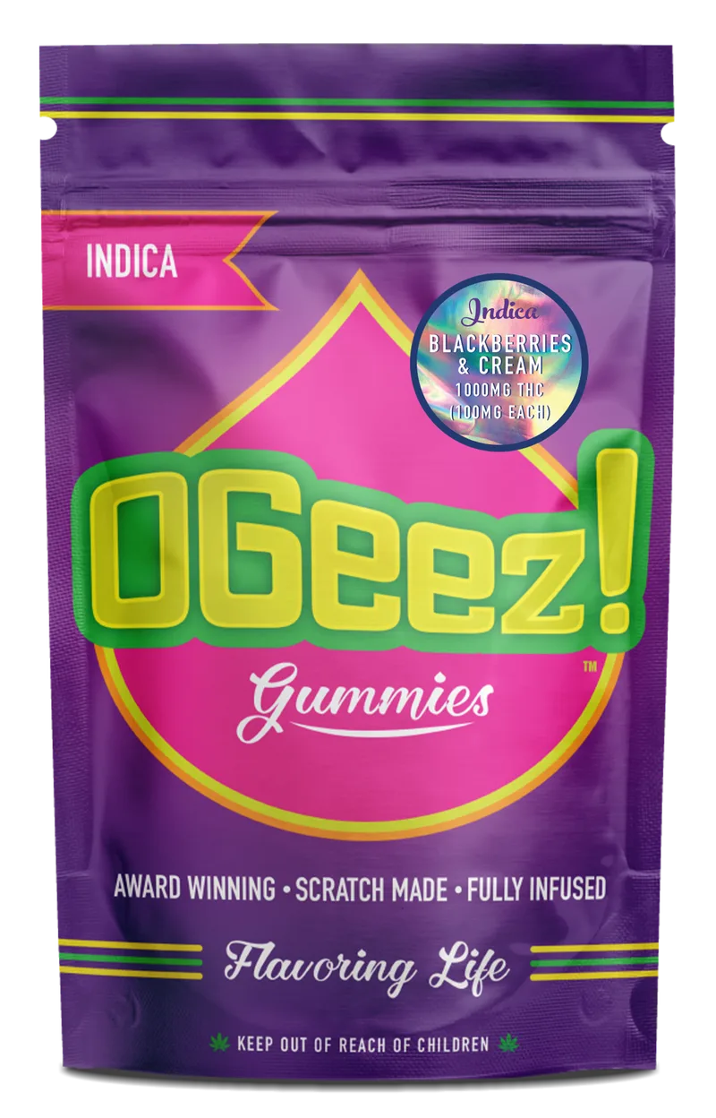 OGeez! - Gummies - Blackberries and Cream (I) (1000mg)