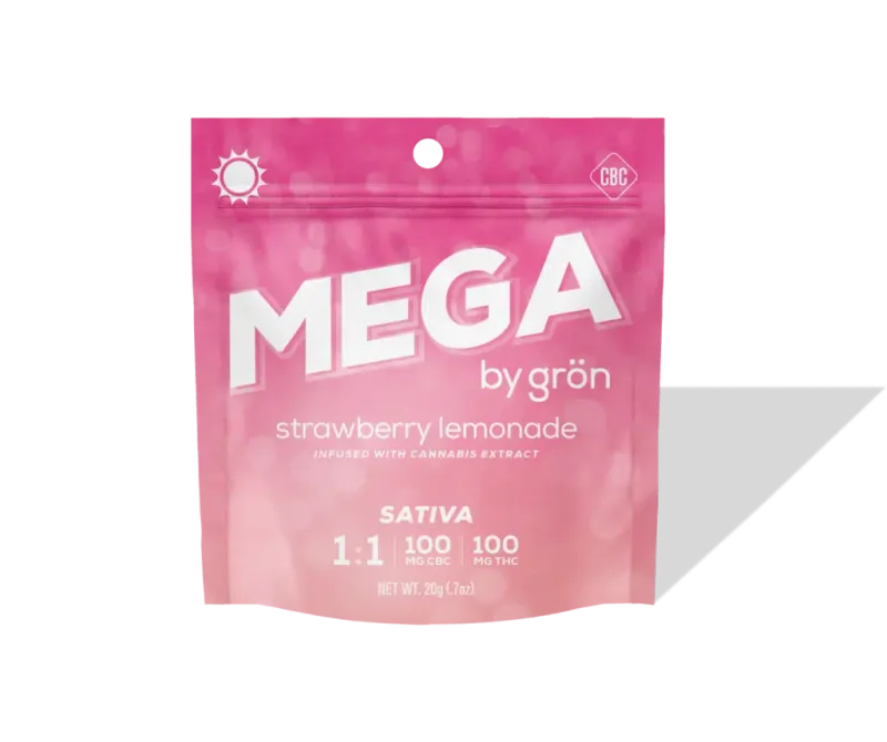 Strawberry Lemonade 1:1 CBC:THC Mega Pearl