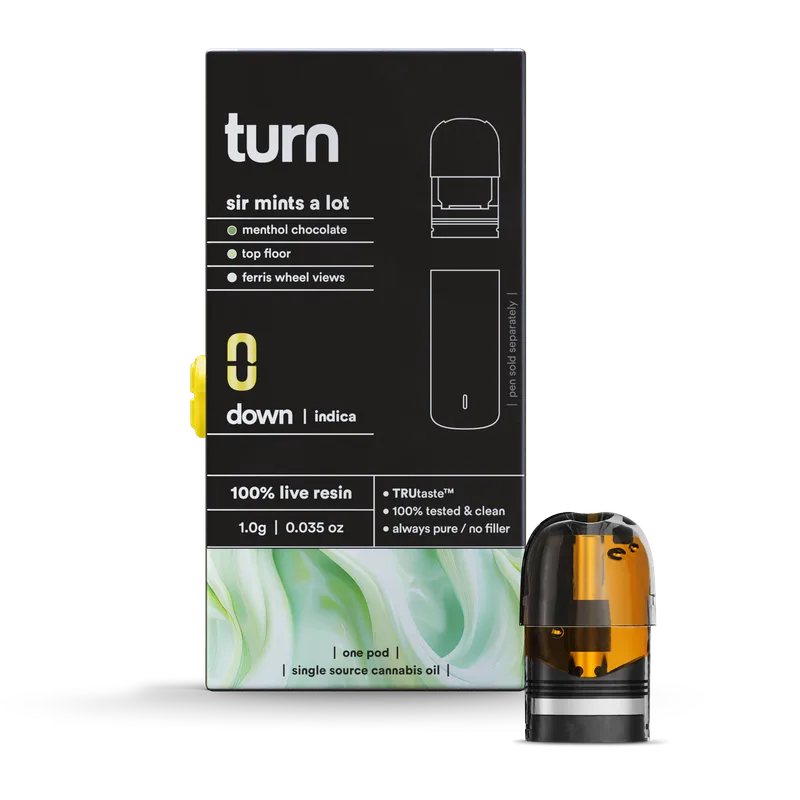 Turn TURN DOWN LRE Pod 1g - Sir Mints Alot