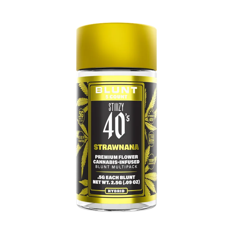 Stiiizy - Infused Mini-Blunts 40's 5pk - Strawnana (H) (2.5g)
