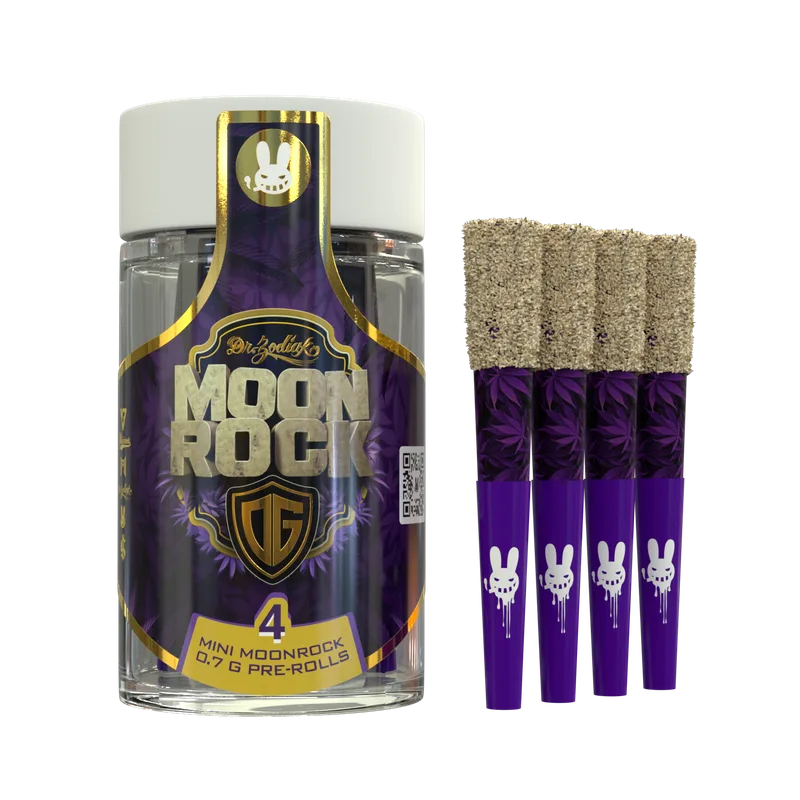 Dr. Zodiak's Moonrock Infused Preroll .7g (4pk) - Lynwood Lemonade