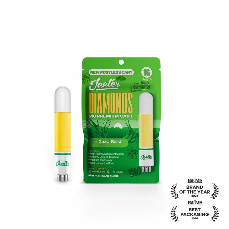 Jeeter - Postless Cartridge Liquid Diamonds - Guava Burst (H) (1.0g)