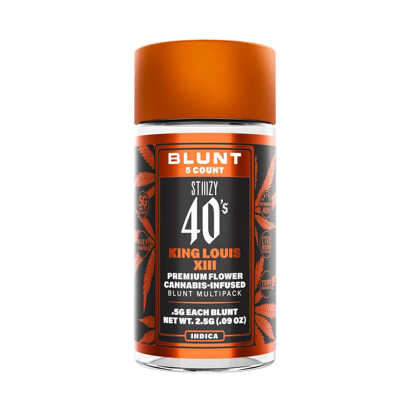 Stiiizy - Infused Mini-Blunts 40's 5pk - King Louis XIII (I) (2.5g)